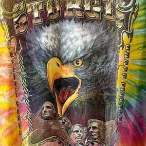 STURGIS 2006 S. Dekota Eagle Head Men's Medium Black Short Sleeve Tee Shirt